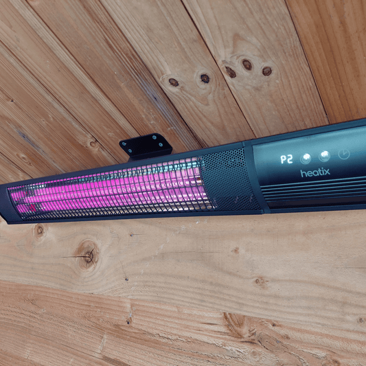 Heatix Dark Carbon Rose Gold Wandheizstrahler 1500W