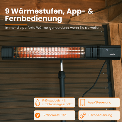 Heatix Golden Shadow Standheizstrahler (2000W / 2500W)