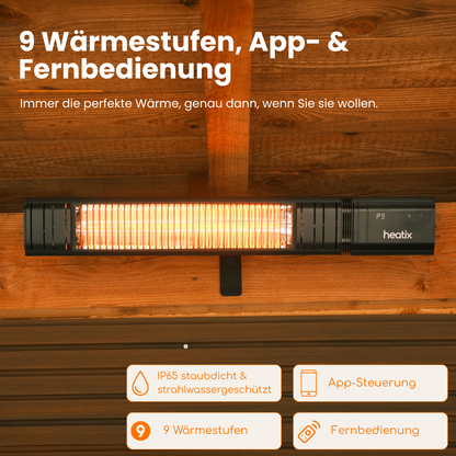 Heatix Smart Carbon Fiber Wandheizstrahler 2000W