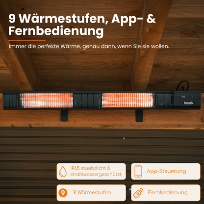 Heatix Smart Carbon Fiber Wandheizstrahler 3000W