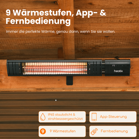 Heatix Smart Golden Shadow Wandheizstrahler 2000W