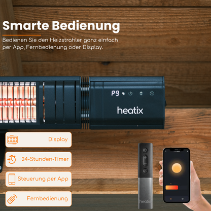Heatix Smart Golden Shadow Wandheizstrahler 2000W