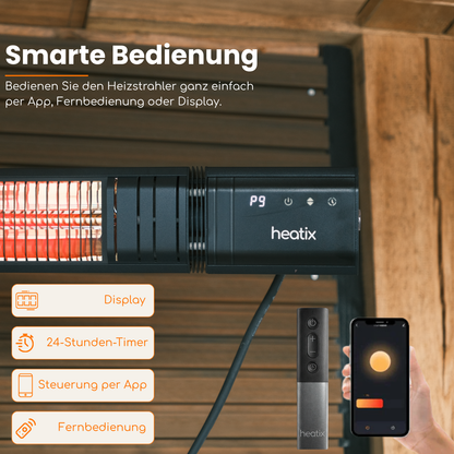 Heatix Golden Shadow Standheizstrahler (2000W / 2500W)