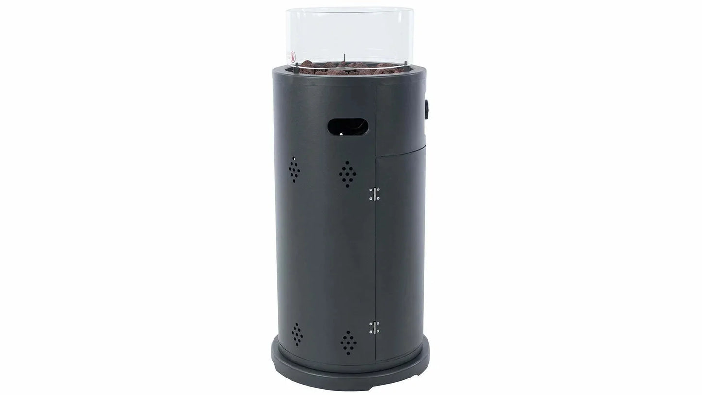 Sunred Bogo Flame grijze gas terrasverwarmer met 10500 Watt