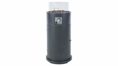 Grauer Sunred Bogo Flame Gas-Terrassenheizer mit 10500 Watt, Vorderansicht