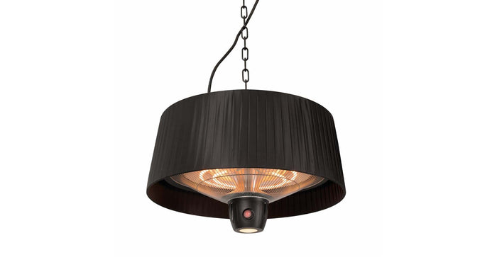 Hängewärmer Compact Artix Bright 1500 W Schwarz – Sunred