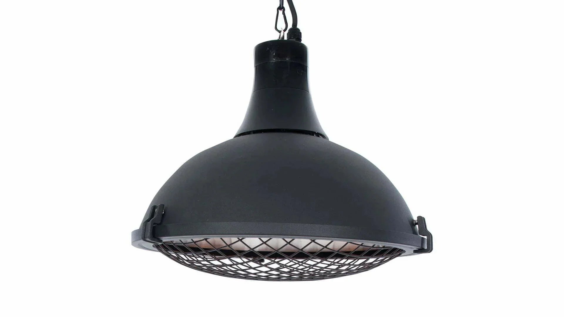 Sunred Indus II Bright schwarzer Hängeheizstrahler mit 2100 Watt
