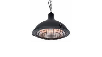 Sunred Indus II Bright schwarzer Hängeheizstrahler mit 2100 Watt