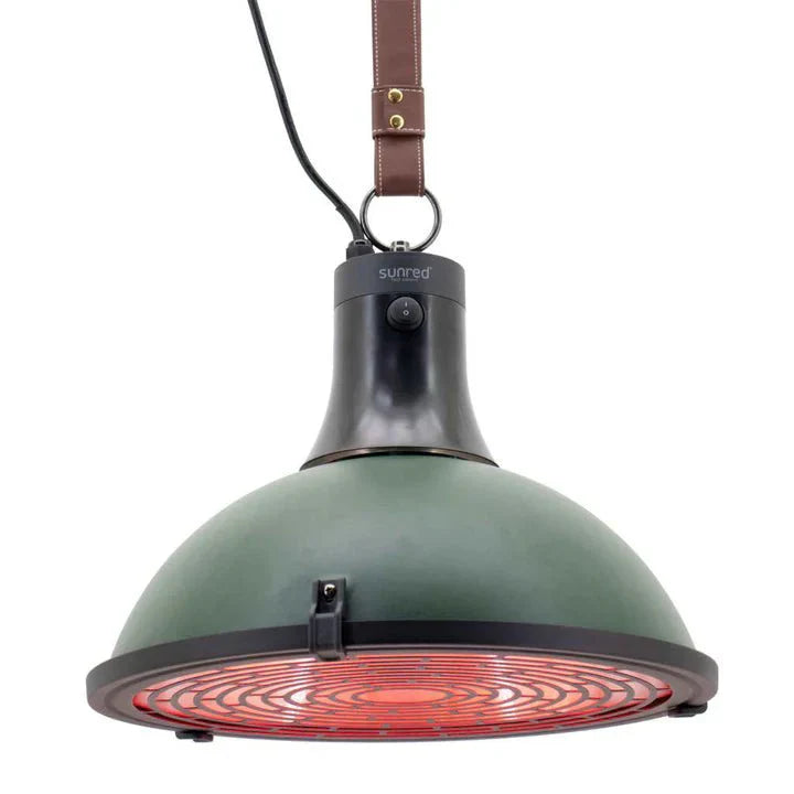 kap van de Sunred roségoud groene Indus Ultra Jade Smart Heater met 2100 Watt