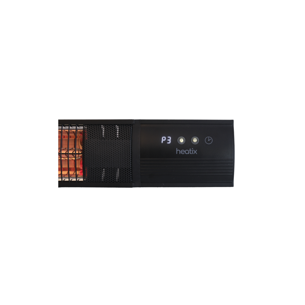 Heatix Dark Carbon Rose Gold Wandheizstrahler 2000W
