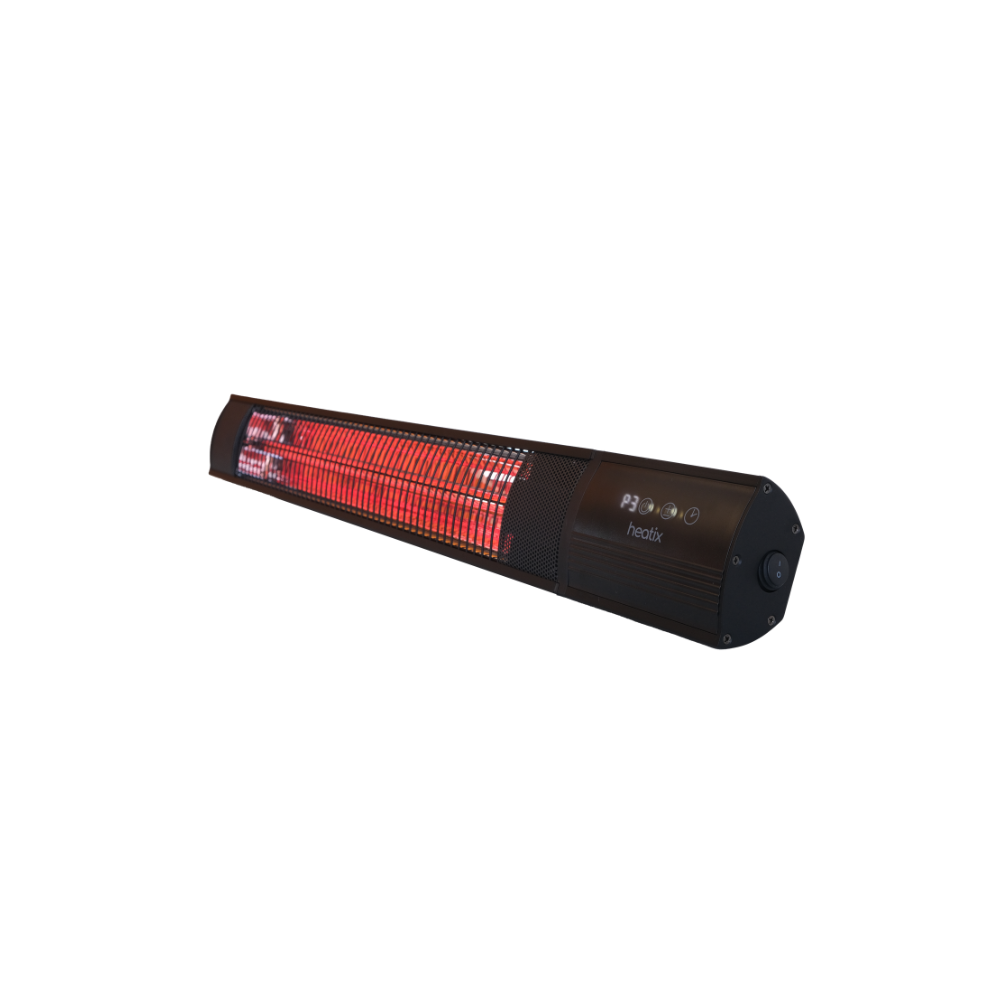 Heatix Dark Carbon Rose Gold Wandheizstrahler 2000W