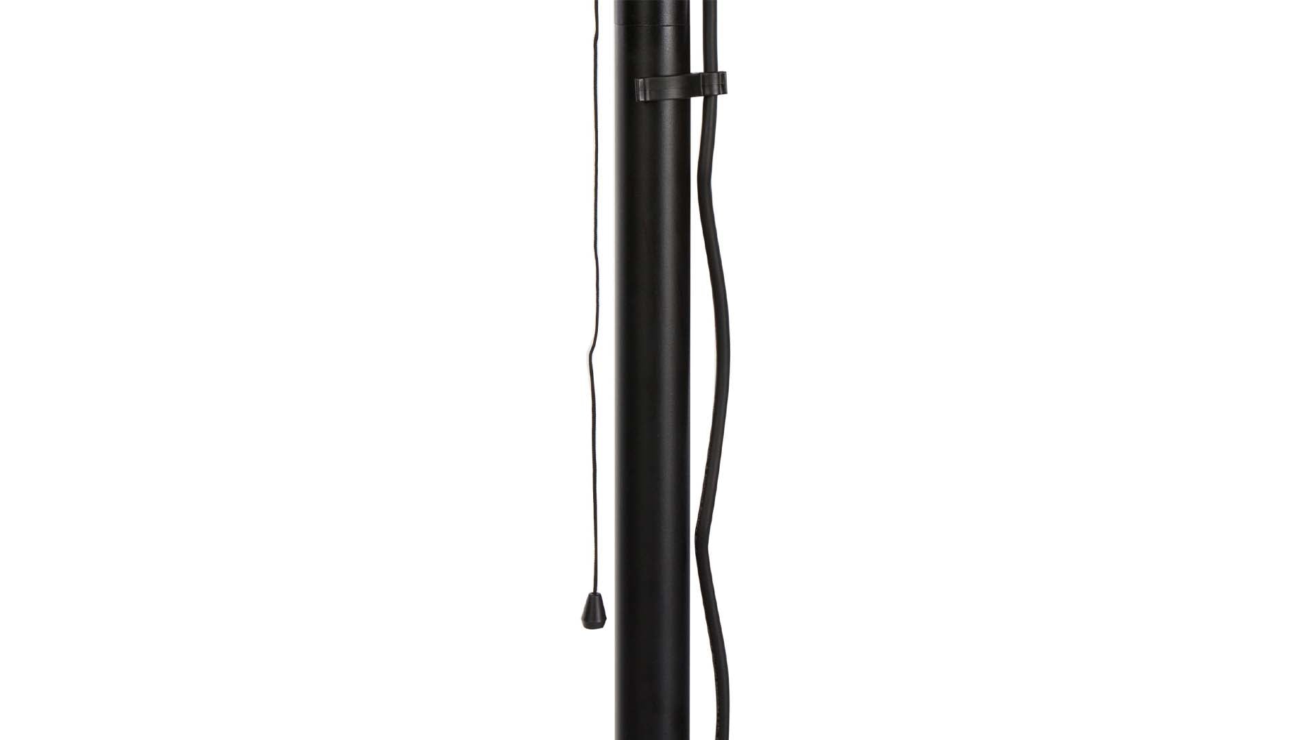 trekkoord van de stijlvolle staande zwarte Sunred Artix Bright terrasverwarmer