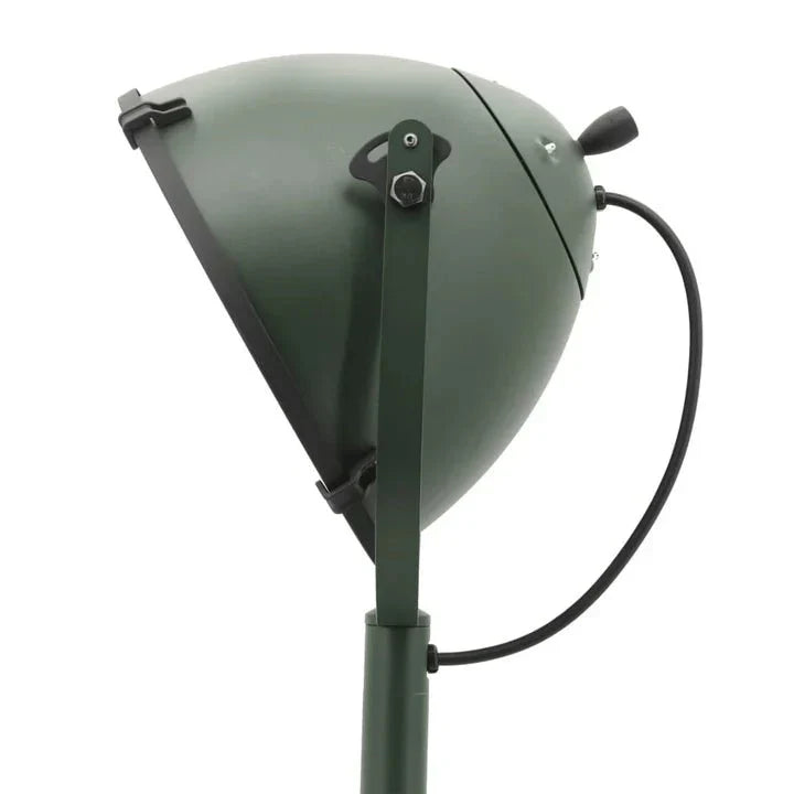 zijkant van de kap van de Sunred Staande groene roségoude Indus Ultra Jade Smart Heater