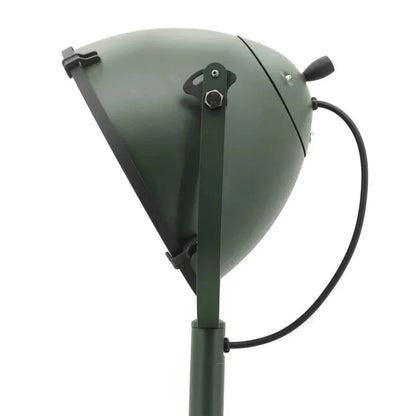 zijkant van de kap van de Sunred Staande groene roségoude Indus Ultra Jade Smart Heater