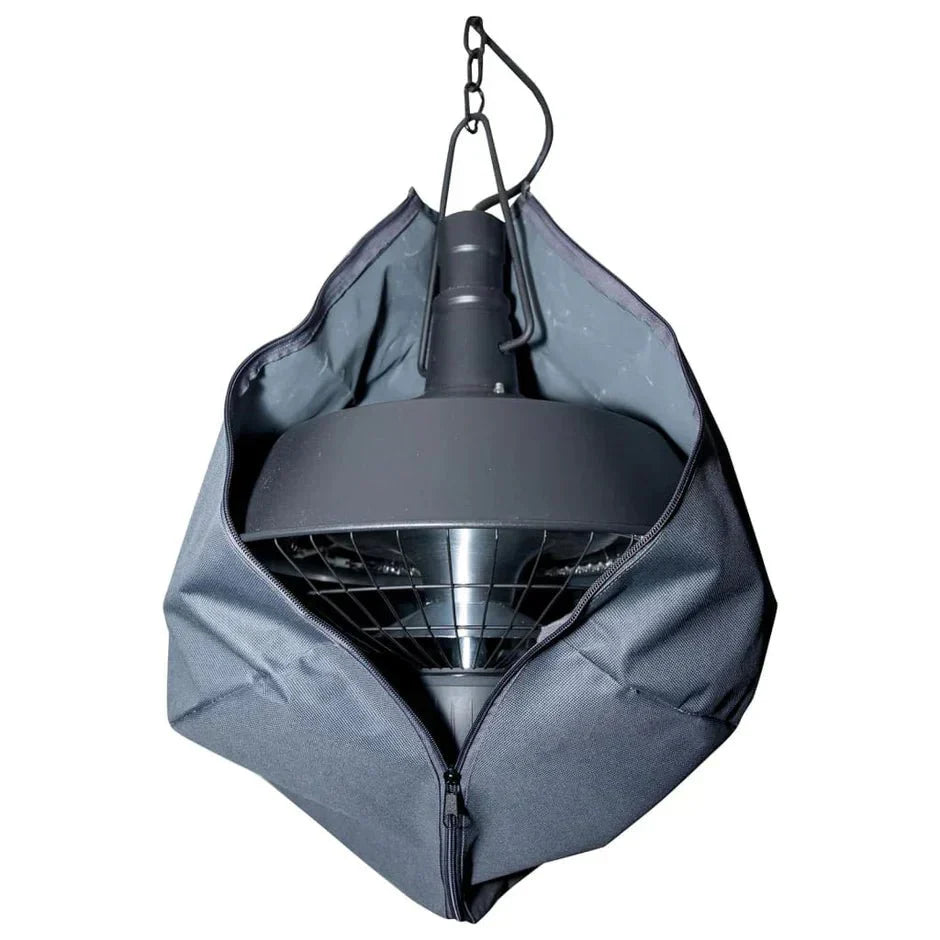Graue Sunred Polyester-Schutzhülle für den hängenden Indus Terrassenheizer