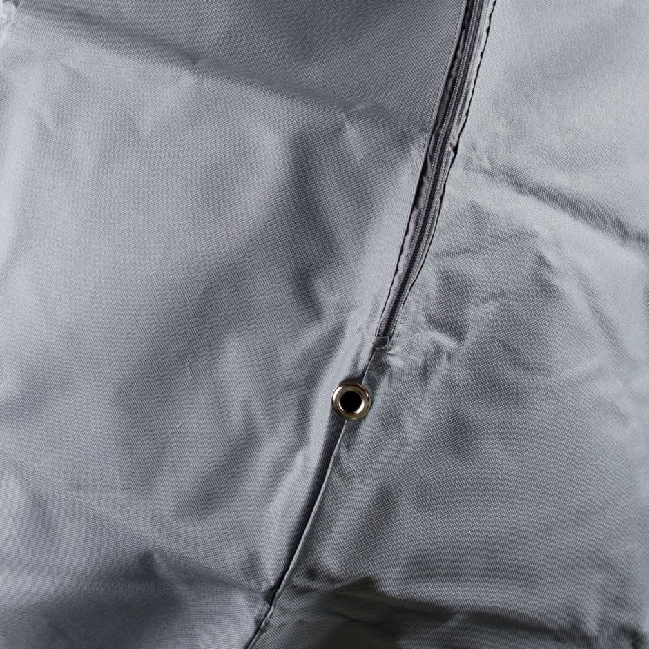 Graue Sunred Schutzhülle für hängenden Spica Square Terrassenheizer aus strapazierfähigem Polyester