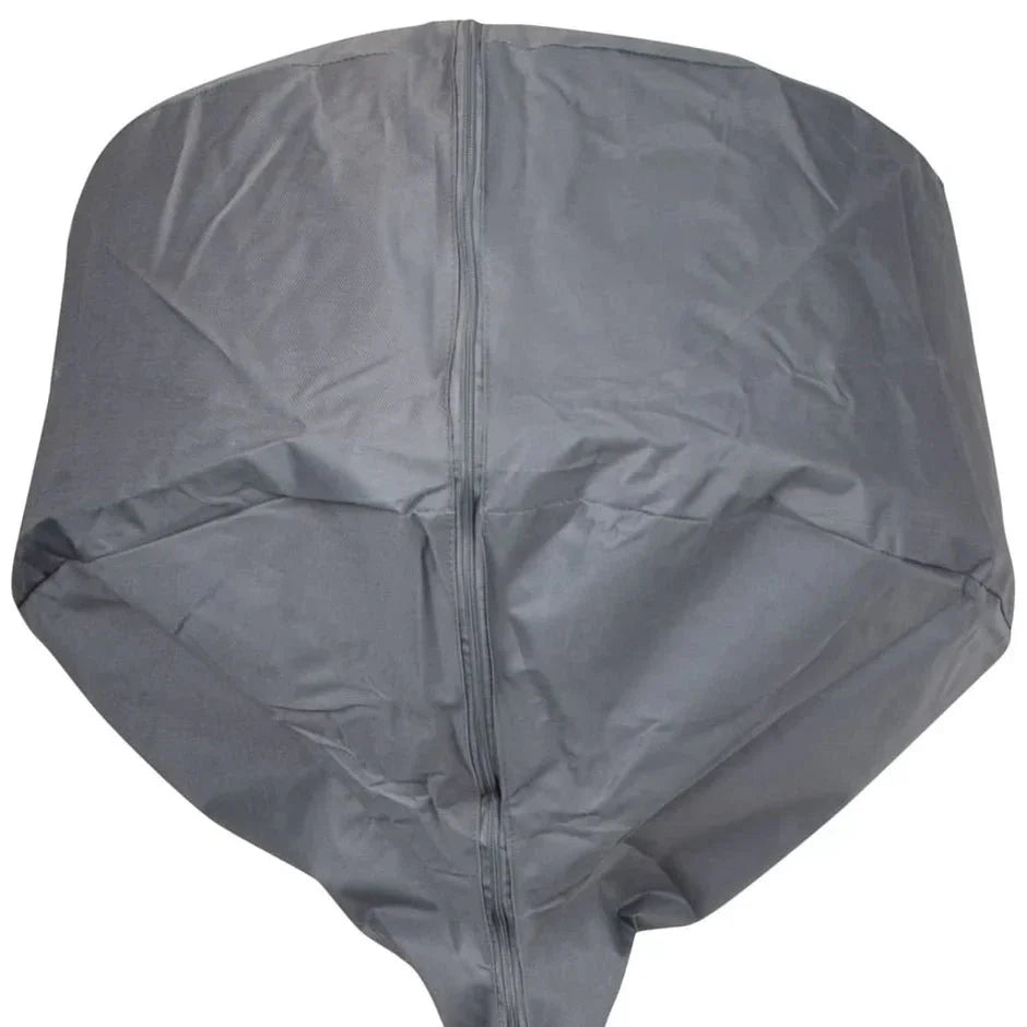 Graue Sunred Schutzhülle für stehenden Artix Terrassenheizer aus strapazierfähigem Polyester